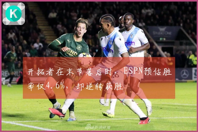 开拓者在末节落后时,ESPN预估胜率仅4.6%,却逆转获胜